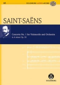 Saint Saens: Concerto No. 1 A minor Opus 33 (Study Score + CD) published by Eulenburg